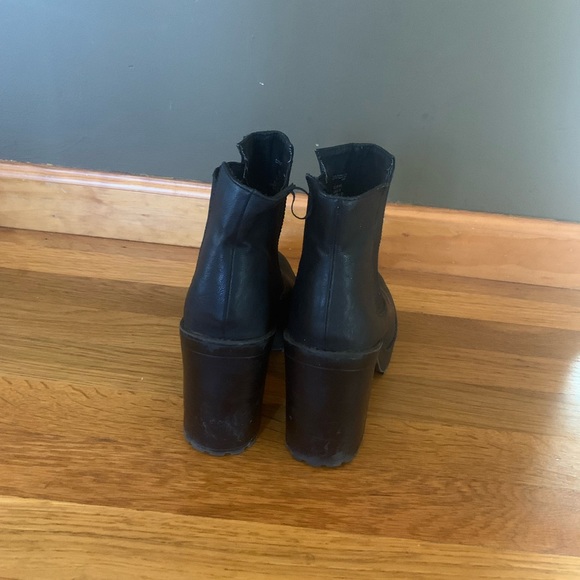 Divided H&M black chunky heeled boots - Picture 3 of 4